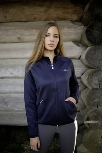 Bluza Jeździecka Funkcyjna Damska Granatowy Covalliero rozm. XXL - obrazek 4