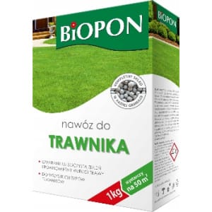 Biopon nawóz środek do trawnika trawy granulat 1kg