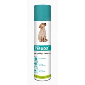 Happs aerosol spray zwalczający pchły dla psów psa