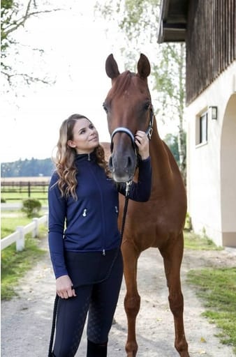 Bluza Jeździecka Funkcyjna Damska Granatowy Covalliero rozm. XL - obrazek 3