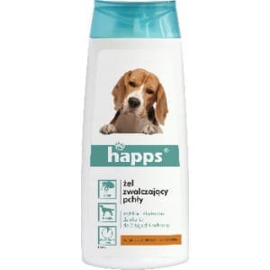Happs żel zwalczający pchły dla psów psa psy 150ml