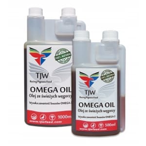 TJW OMEGA OIL olej z węgorza dla gołębi 500 ml