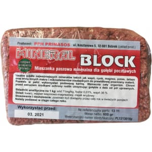 Kołacz dla gołębi Primasos MINERAL BLOCK czerwony