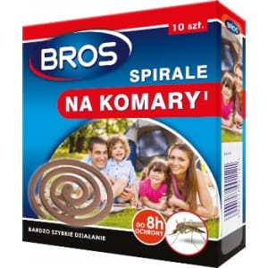 Bros Spirala na komary meszki przeciw komarom 10sz