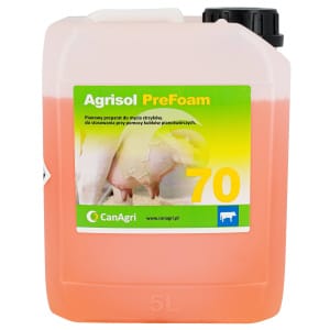 Pianowy płyn do mycia wymion Agrisol PreFoam 70, 5 kg, Can Agri