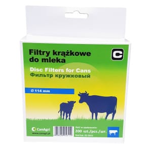 Filtr krążkowy do mleka, śr. 114 mm, 200 szt., Can Agri