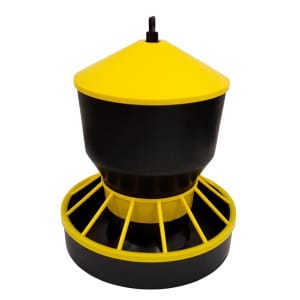 Karmidło zasypowe, automatyczne, 6 kg, czarno – żółte