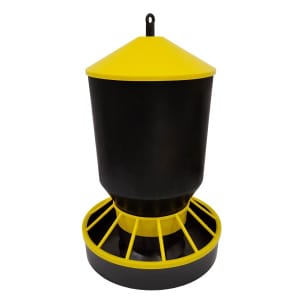 Karmidło zasypowe, automatyczne, 10 kg, czarno – żółte