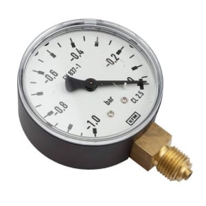 Wakuometr WIKA, Ø 63 mm (mały), gwint ¼”