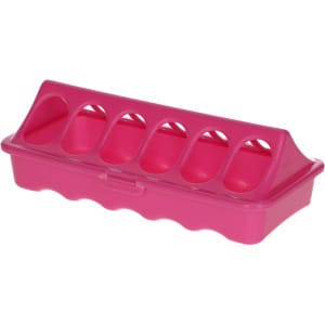 Karmidło dla kur 20 cm x 9 cm, różowe, Kerbl