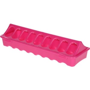 Karmidło dla kur 30 cm x 9,5 cm, różowe, Kerbl