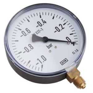 Wakuometr WIKA, Ø 100 mm (duży), gwint ¼”