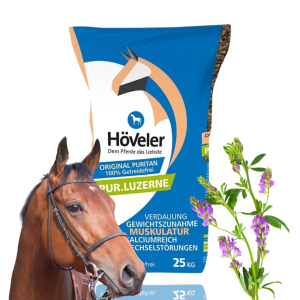 Hoveler Granulat Z Młodych Roślin Lucerny Original Pur Luzerne 25kg