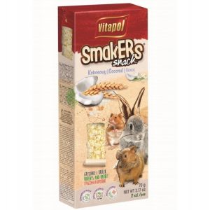 Smakers Snack Kokosowy Dla Gryzoni I Królika Vitapol 70 g 2 szt.