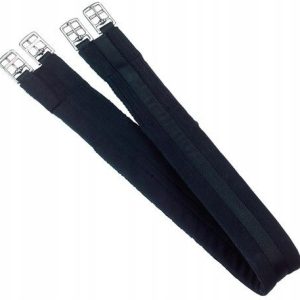 Popręg bawełniany 120 cm czarny Covalliero