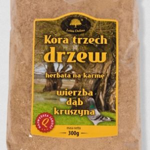 Kora trzech drzew herbata dla gołębi Leśna Dolina