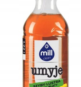 Płyn Mill Clean 1,22l mycie szyb luster pomarancza