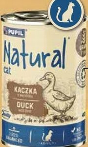 Karma mokra dla kota kaczka wątróbka Pupil Natural