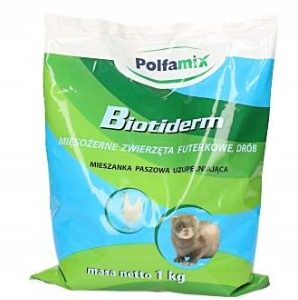 POLFAMIX Biotiderm na skórę sierść futro 1kg