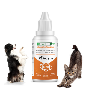 SILVECO PET Healthy Ears płyn do pielęgnacji przewodu słuchowego 30 ml