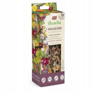 Vita Herbal Smakers kolba babcina grządka do gryzoni królika 2szt90gVitapol