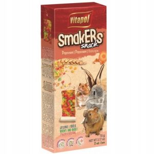 Smakers Snack Popcorn Dla Gryzoni I Królika Vitapol 70 g 2 szt.