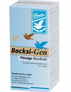BacksiGen płynne drożdże dla gołębi Backs 250ml