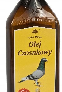 Olej czosnkowy dla gołębi gołąb Leśna Dolina 1L