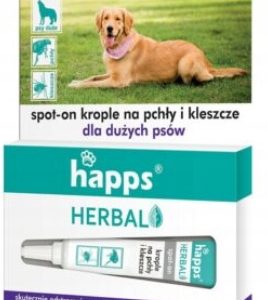 HAPPS krople na pchły i kleszcze dla dużych psów