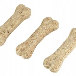 Przysmak dla psa kość ze skóry wołowej do gryzienia jedzenia 55g 12cm Kerbl