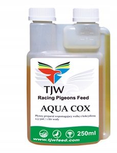 TJW Aqua Cox na kokcydia kokcydioze dla gołębi 250ml