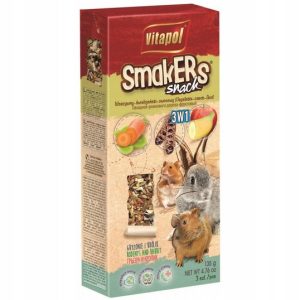 Smakers Snack 3w1 Mix 1 Dla Gryzoni I Królika Vitapol 135 g 3 szt.