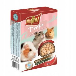 Przysmaki Jogurtowe Dropsy – chomik królik świnka morska Vitapol 75g
