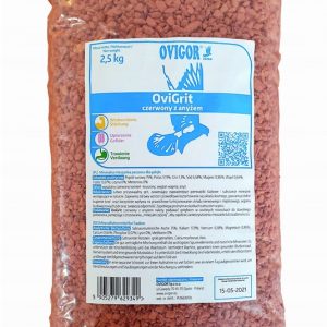 Ovigrit grit czerwony z anyżem dla gołębi Ovigor