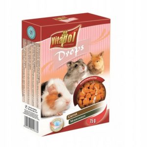 Przysmak Dla Gryzoni Dropsy Marchewkowe Vitapol 75 g