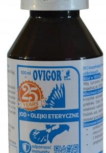 Jod + olejki eteryczne dla gołębi Ovigor 100ml