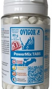 PowerMix Tabs dla gołębi na loty kondycja OVIGOR