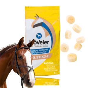 Hoveler Cukierki Banan Dla Koni Pur Stixx Banane 1kg