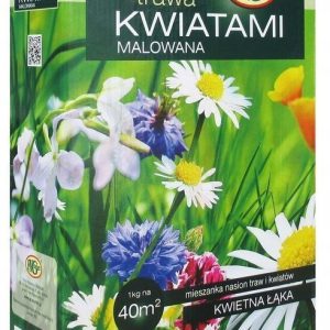 Trawa Mieszanka Kwiatami Malowana Granum 1kg