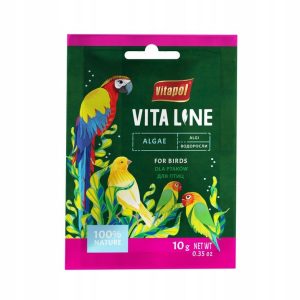 Vitaline Algi Witaminy i aminokwasy dla ptaków papug 10g Vitapol