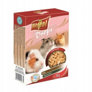 Przysmak Dla Gryzoni Królików Dropsy Orzechowe Vitapol 75 g