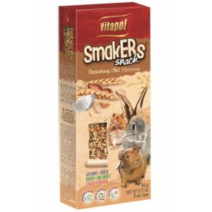 Smakers Snack Orzechowy Dla Gryzoni I Królika Vitapol 90 g 2 szt.