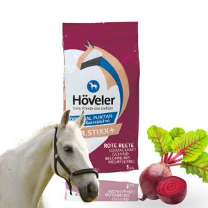 Hoveler Cukierki Dla Koni Burak Ćwikłowy Pur Stixx Rote Beete Smaczki 1kg