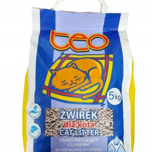 Żwirek bentonitowy do kuwety dla kota 5kg TEO