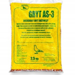 Gryt AS 3 grit odżywczy dla gołębi kamień Patron