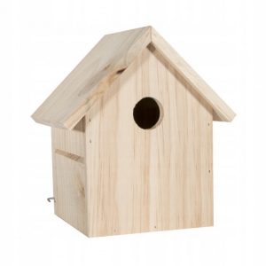 Lęgówka Dla Ptaków Drewniana Camping 17×15,5×20,5cm Do Montażu Garden & Fun